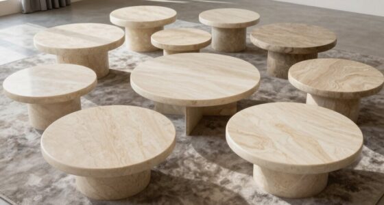 top travertine coffee tables