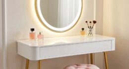 top vanity mirror lighting