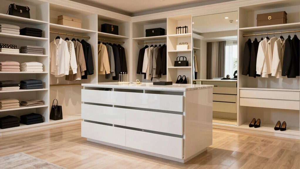 versatile organized dressing sanctuary