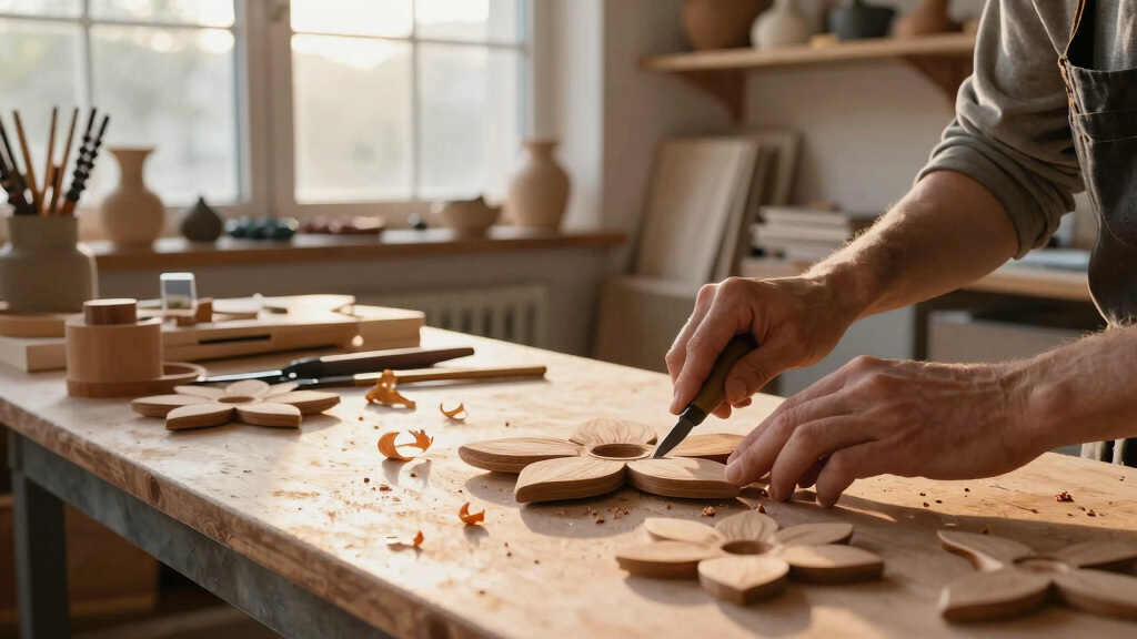 from beads and clay to paper and wood, makers keep finding ways to make flowers bloom