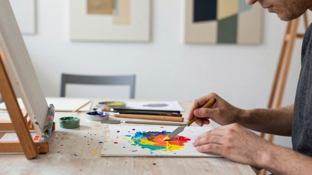 Guggi’s Journey From Rowdy Punk Rocker to Minimalist Abstract Artist