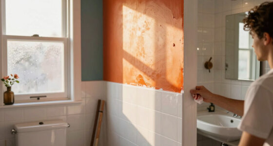 Her Paint DIY Completely Redid the Unfunctional Bathroom — It Looks Like Wallpaper