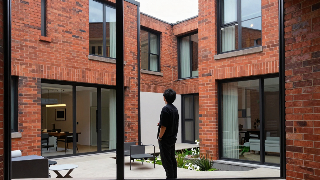 MRTN Architects extends Melbourne home with cluster of red-brick volumes