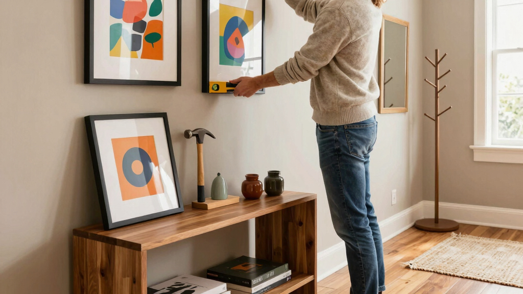 This Ready-to-Hang Gallery Wall Finally Fixed My Bare Entryway