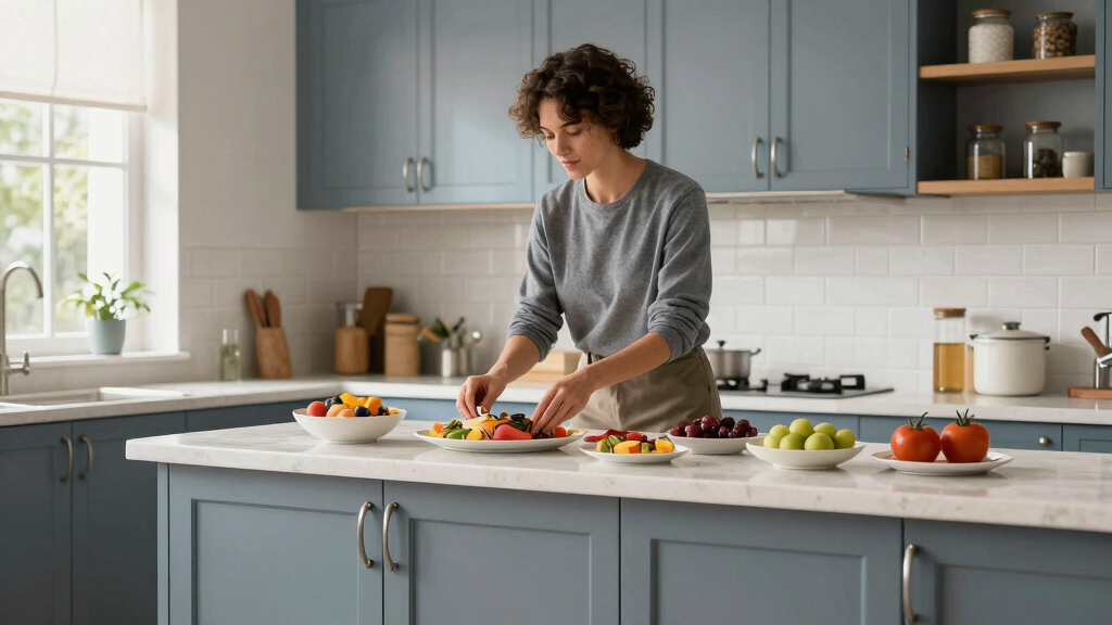 Zooey Deschanel's Blue-Gray Kitchen Cabinet Color is Replacing White as The Go-To Shade for Chic Homeowners – It's Muted but Elegant