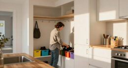 A Kitchen Got A Smarter And Brighter Layout Thanks To A Catchall Mudroom