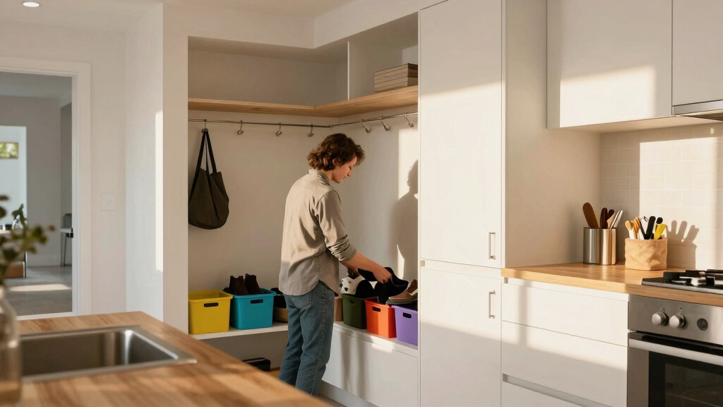 A Kitchen Got A Smarter And Brighter Layout Thanks To A Catchall Mudroom