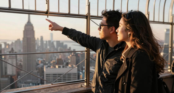 Couple On Empire State Building