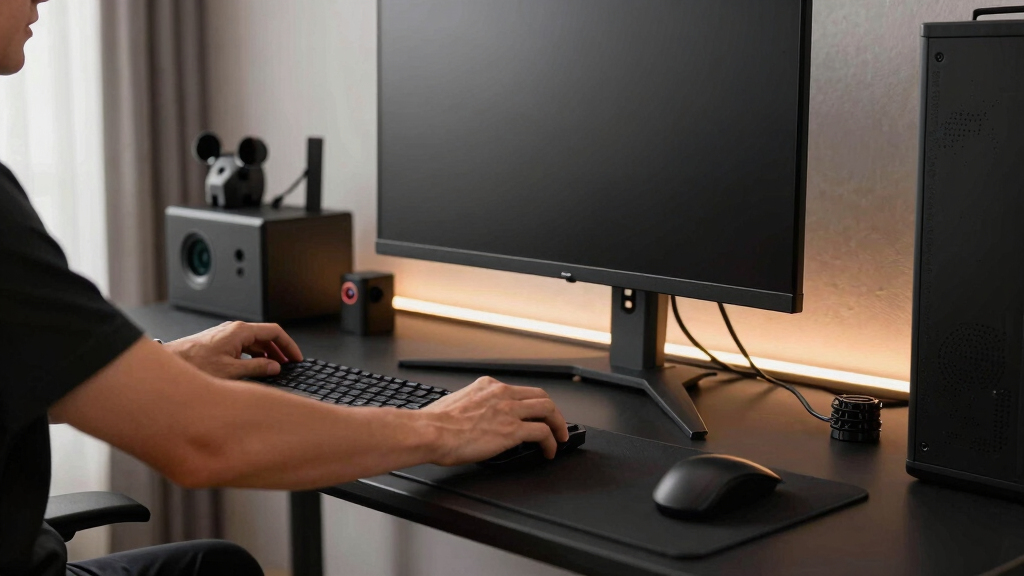 How I Created A Cleaner Gaming Setup By Hiding Lights In Plain Sight