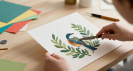 Lifelike Birds Emerge from Foliage in Painted Paper Reliefs by The Paper Ark