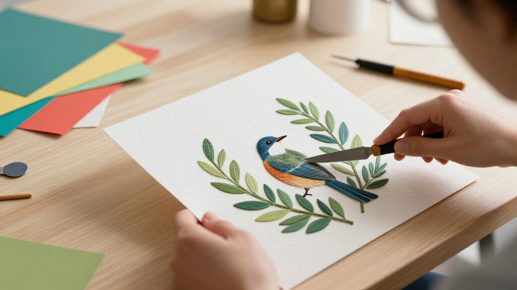 Lifelike Birds Emerge from Foliage in Painted Paper Reliefs by The Paper Ark