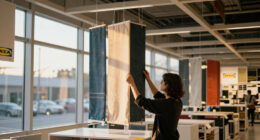 The IKEA Store Convinced Me To Hang Room Dividers From The Ceiling