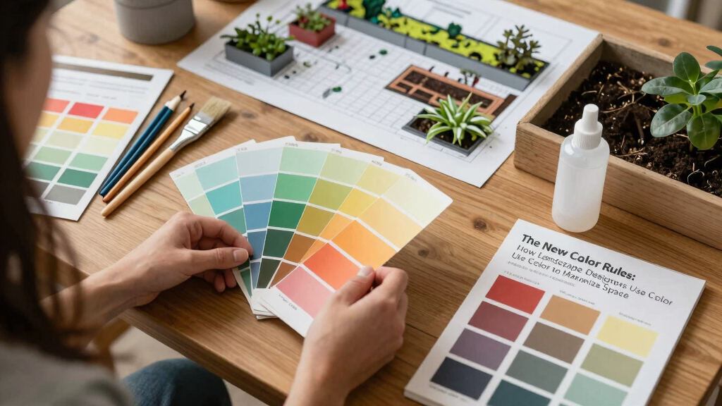The New Color Rules: How Landscape Designers Use Color To Maximise Space In Modern Gardens
