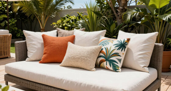 These $15 Pillows Instantly Created Chic Beach Club Vibes in My Backyard