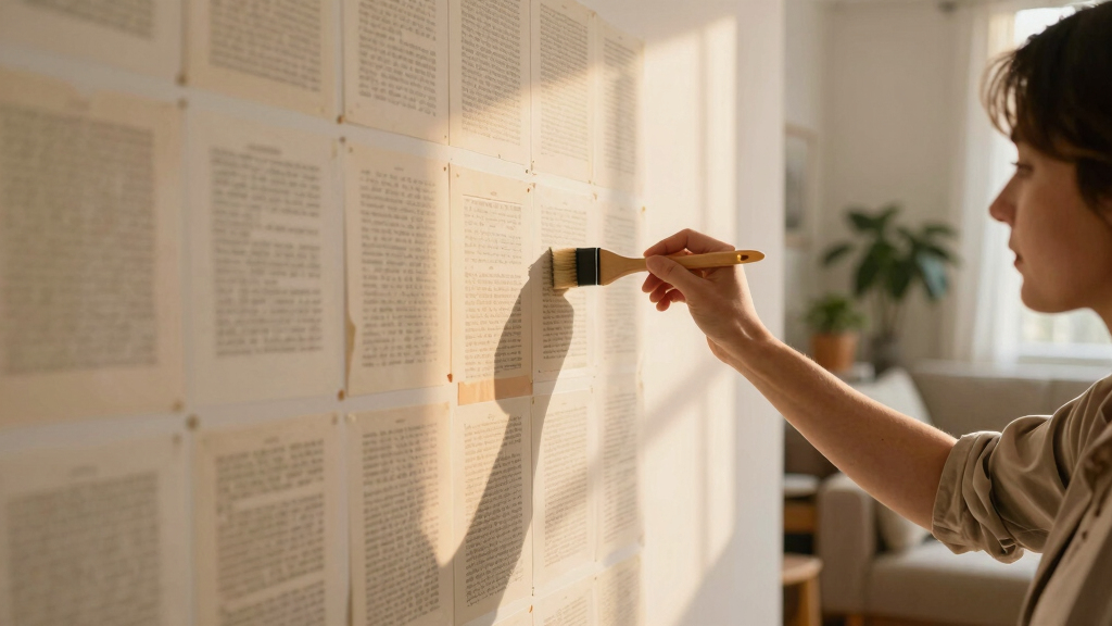This $50 DIY Looks Like Custom Wallpaper — But It Started with a Book