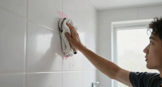 This Bath Had Peeling Molding, a Drop Ceiling, and Pink Grout — Now It's Classic