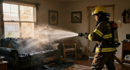 Emergency Response: Firefighters Successfully Extinguish Blaze At NE Austin Home