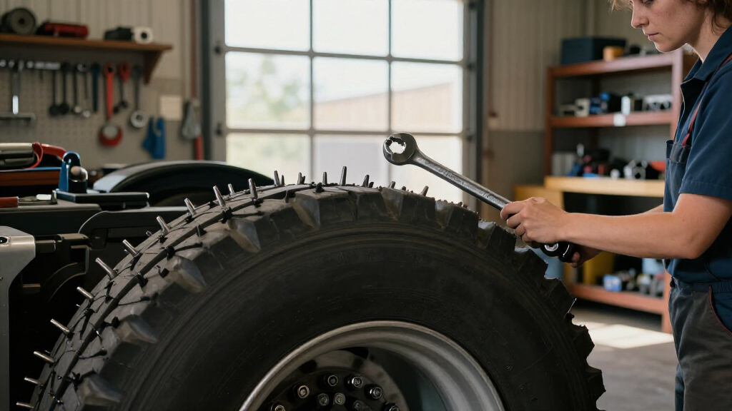 Ever Wonder What Those Long Spikes On Semi-Truck Wheels Are For? Here’s The Answer