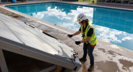Part Of North Sydney Pool Roof Blows Off Just One Month After Opening - SMH.com.au