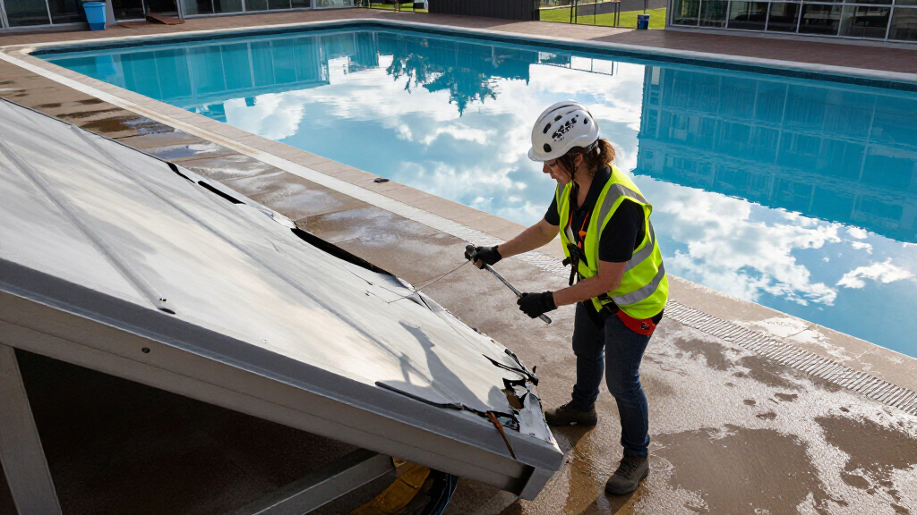 Part Of North Sydney Pool Roof Blows Off Just One Month After Opening - SMH.com.au