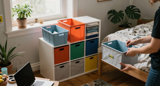 She Used IKEA Storage To Make Her Studio Feel Like A One-Bedroom