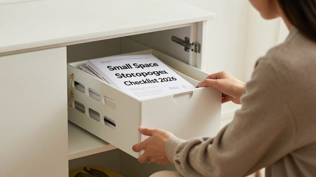 Small Space Storage Shopping Checklist 2026