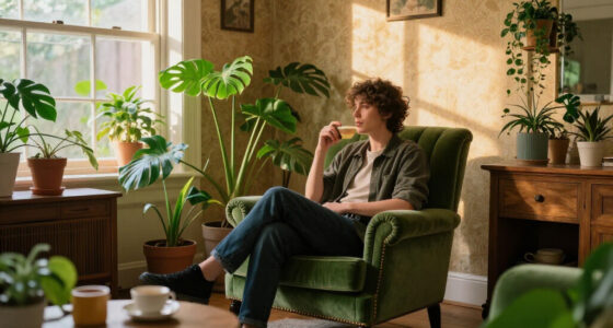 They Turned Their Beige 1900S Parlor Into A Bold, Green “Analog Room”