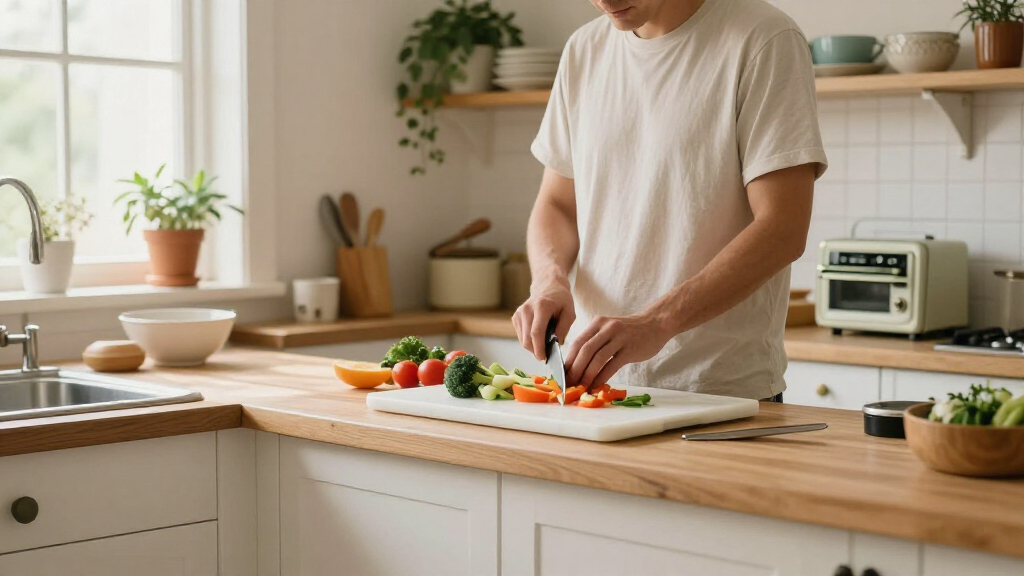 This Kitchen Was Straight Out Of The '70S Until A Cozy All-White Redo