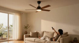 52-Inch Phylluz Ceiling Fan Deal: Dimmable LED, Remote, And Free Shipping