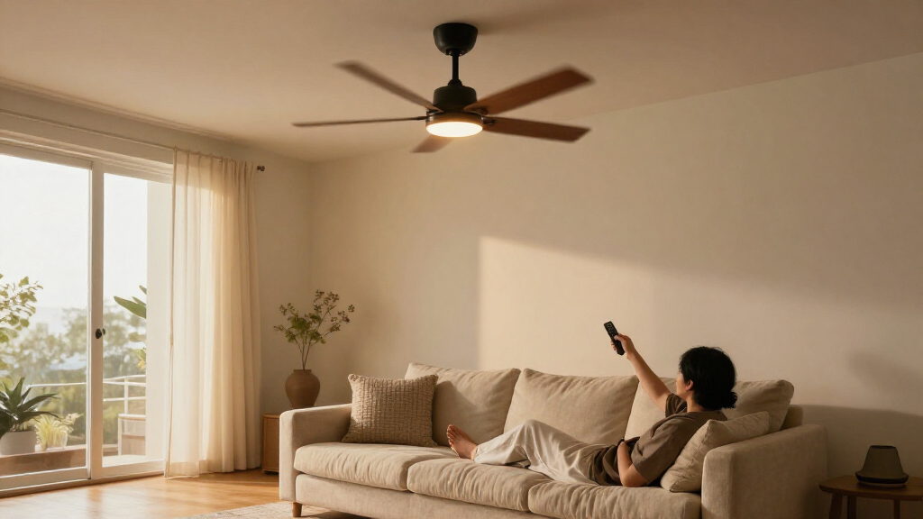 52-Inch Phylluz Ceiling Fan Deal: Dimmable LED, Remote, And Free Shipping