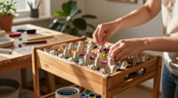 Ditch Bins: The Smarter Way To Organize A Storage Cart Using Empty Egg Cartons