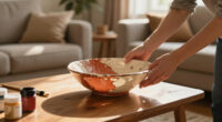 DIY A Beautiful Decorative Bowl For Your Coffee Table With This Common Thrift Store Find