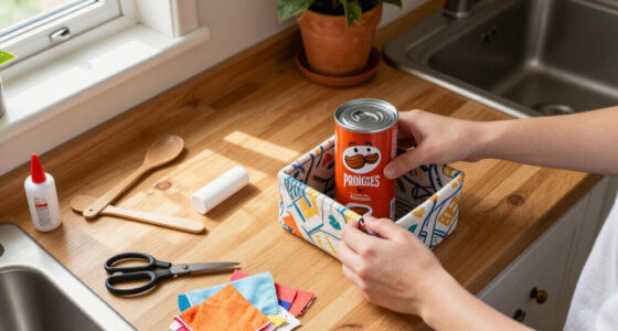Dump Pricey Countertop Storage: Upcycle An Old Pringles Can With A Cute And Easy DIY