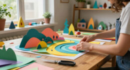 Jae Ko Transforms Everyday Paper Into Colorful Sculptural Landscapes