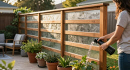 Not Vinyl Fencing: Add Backyard Privacy With A Stunning Upgrade That Lets Light In