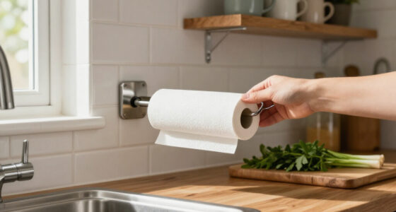 Skip Metal Paper Towel Holders: Keep Them Off Your Counter With An Easy-Tear Alternative