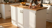 Woman Transforms Simple IKEA Kitchen Finds Into A Functional Piece Of Furniture