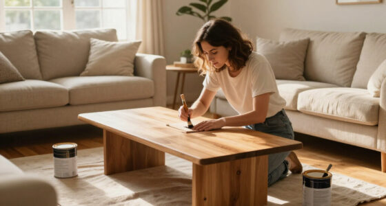 Woman Turns An Amazon Find Into An Elegant Coffee Table On A Budget
